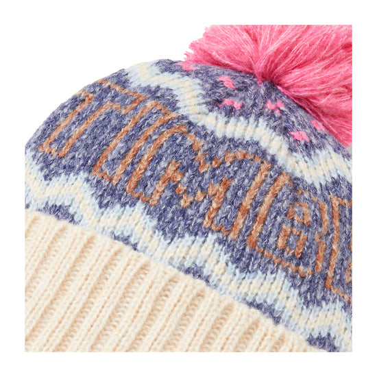 Cappello Donna Fairisle Blu dettaglio