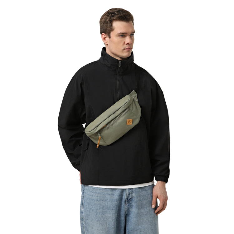 Marsupio Unisex Timberpack Verde con targhetta modello