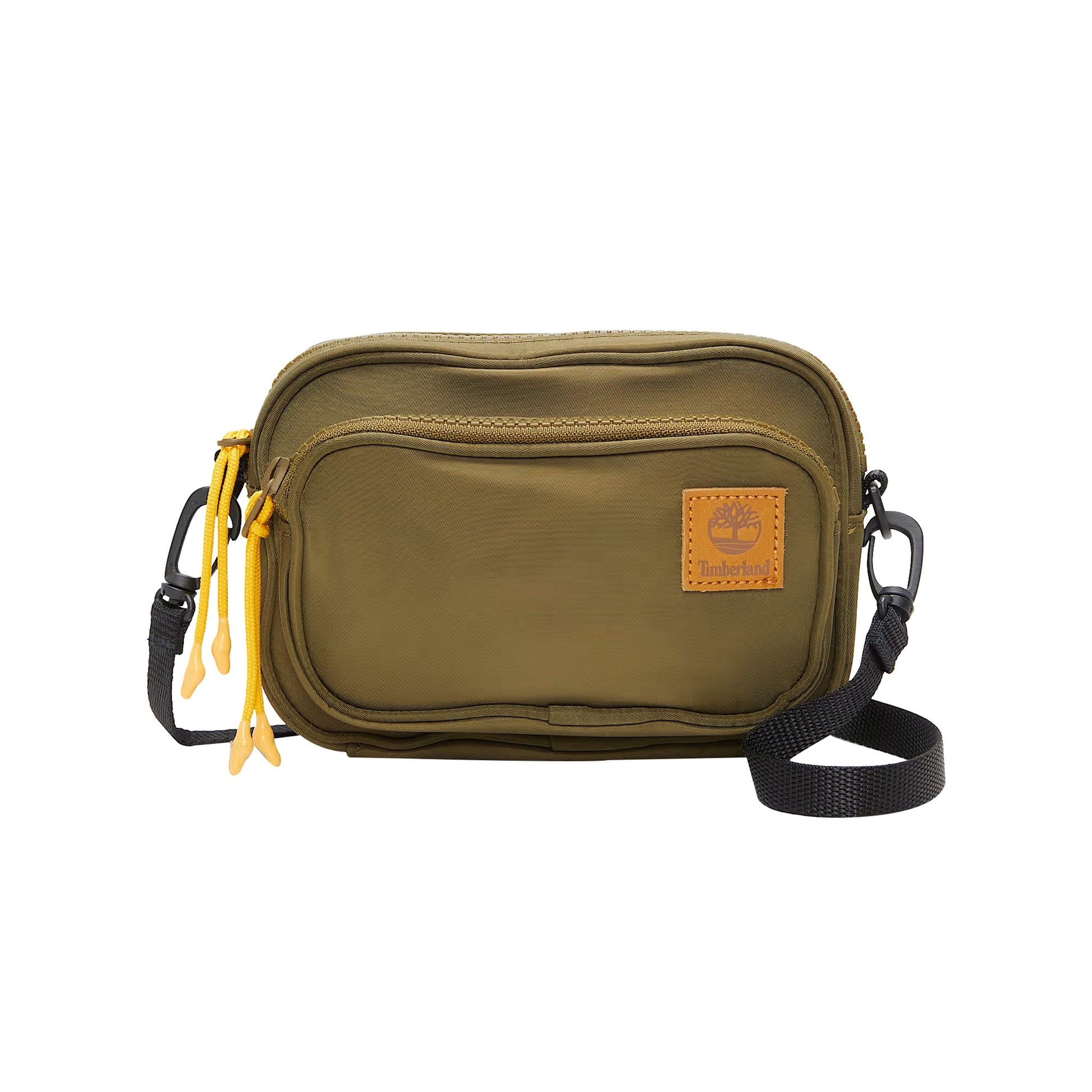 Borsa per fotocamera in Nylon verde oliva frontale