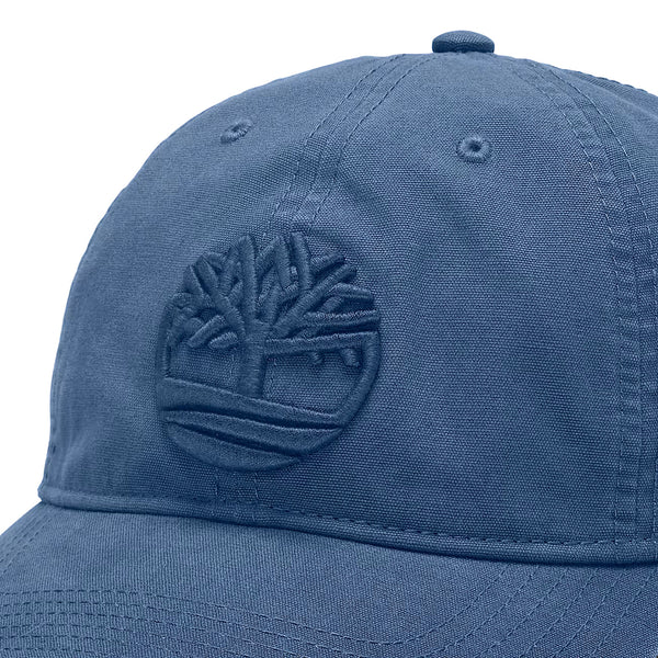 Cappello Uomo Soundview Blu Denim dettaglio ravvicinato del logo