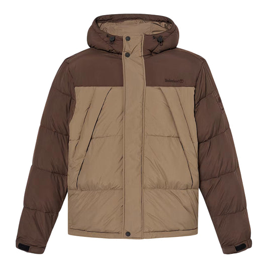 Piumino Uomo Idrorepellente Puffer Marrone