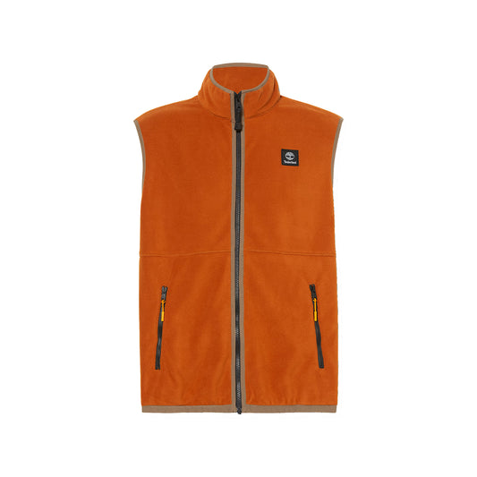 Gilet Uomo in Pile Arancione