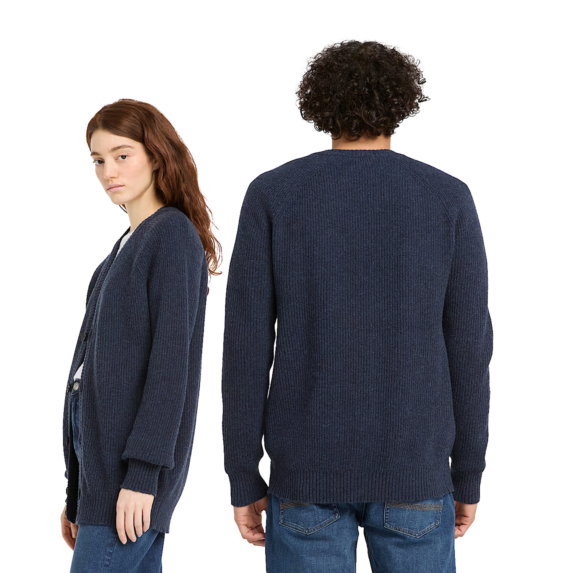 Cardigan Unisex Phillips Brook Blu scuro