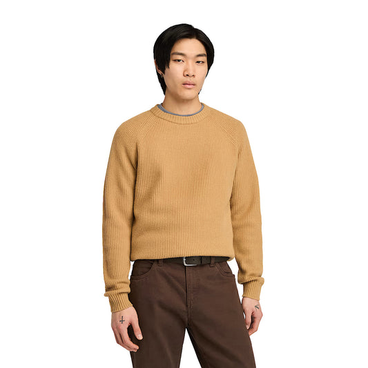 Modello con Maglione Uomo Williams River Beige