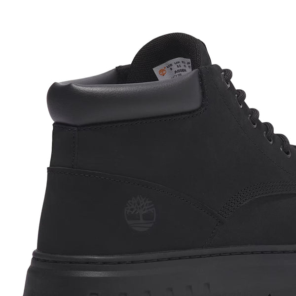 Sneakers Uomo Maple Grove in pelle nera dettaglio