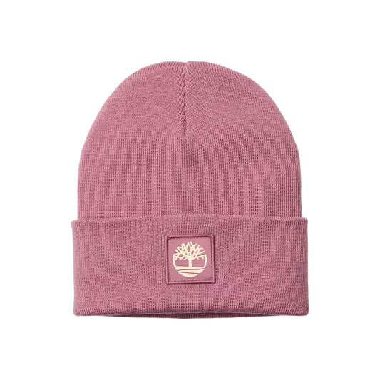 Berretto Donna con applicazione tono su tono Rosa