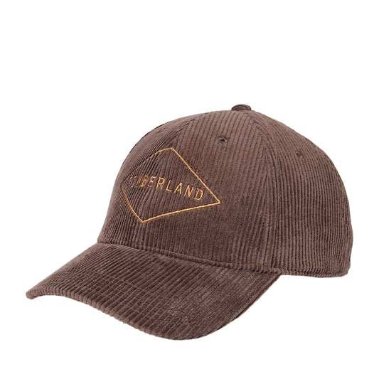 Berretto Unisex da baseball in velluto a coste Marrone