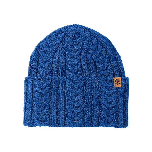 Berretto Donna a trecce Blu