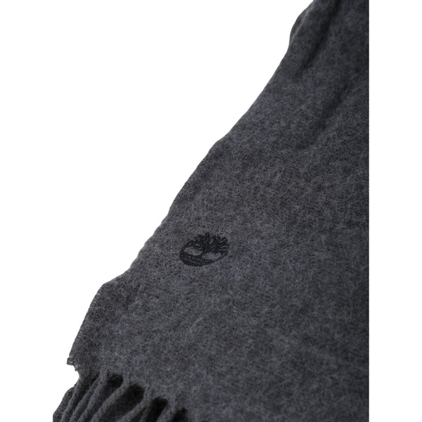 Sciarpa intessuta Donna in tinta unita grigio dettaglio