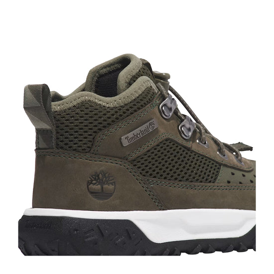 Sneakers Bambino GreenStride Motion 6 verde scuro dettaglio