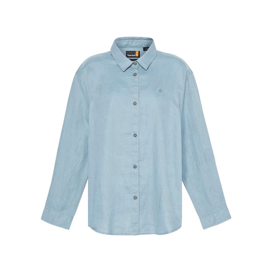 Camicia in Lino da Donna in celeste