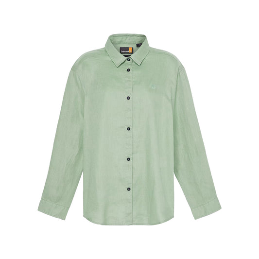 Camicia in Lino da Donna in verde