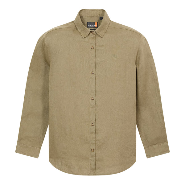 Camicia Donna in lino Verde