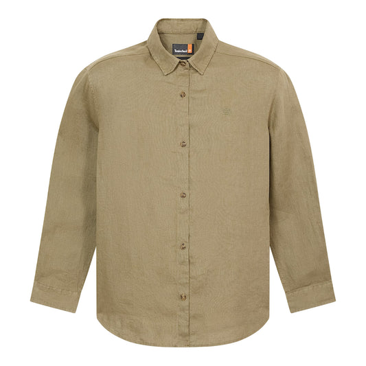 Camicia Donna in lino Verde