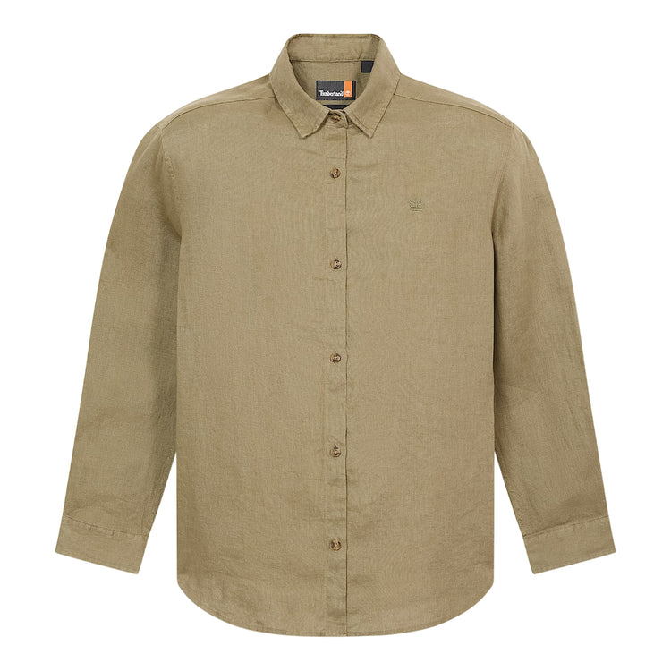 Camicia Donna in lino Verde