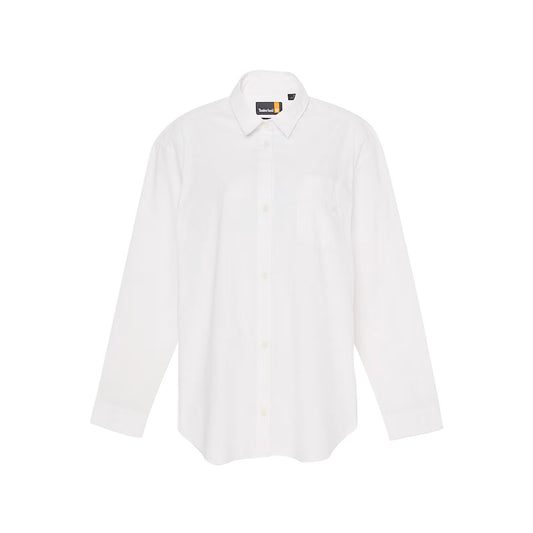 Camicia in Popeline da Donna in bianco