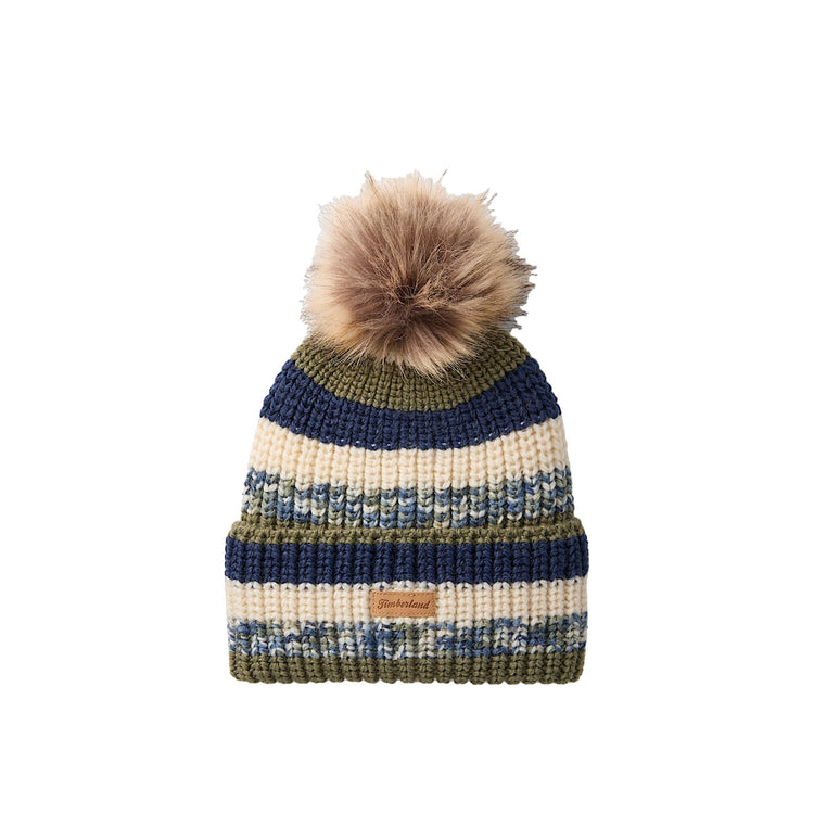 Berretto Uomo in maglia pesante con pompon