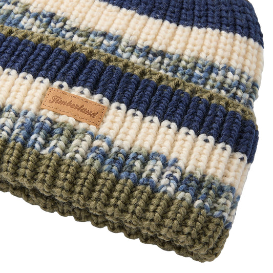 Berretto Uomo in maglia pesante con pompon dettaglio