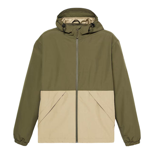 Giacca Uomo Impermeabile Winnick bicolor verde/beige
