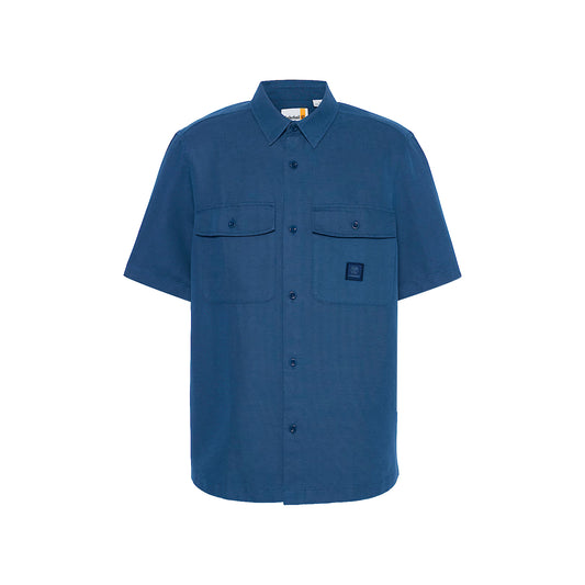 Camicia over da Uomo Utility Blu scuro