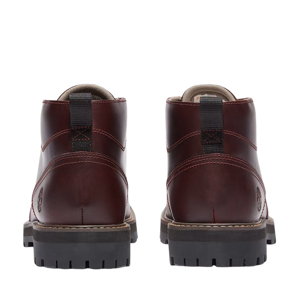 Stivali Uomo Chukka Britton Road impermeabili Bordeaux retro