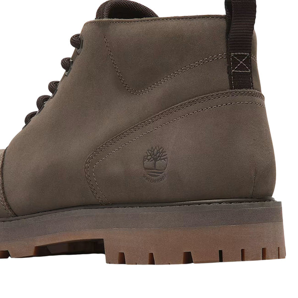 Stivali Uomo Chukka Britton Road impermeabili Grigio dettaglio
