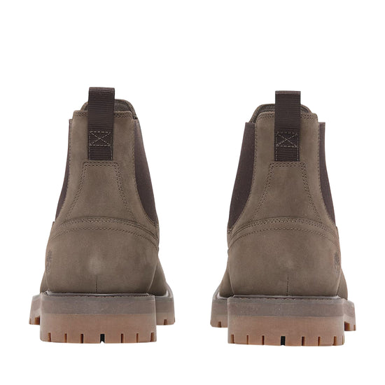Stivali Uomo Chelsea Britton Road Marrone scuro retro