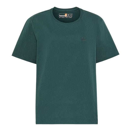 T-shirt Donna Dunstan Verde, a maniche corte con scollatura girocollo 