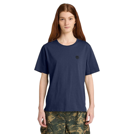 T-shirt Maniche Corte Dunstan Donna blu scuro