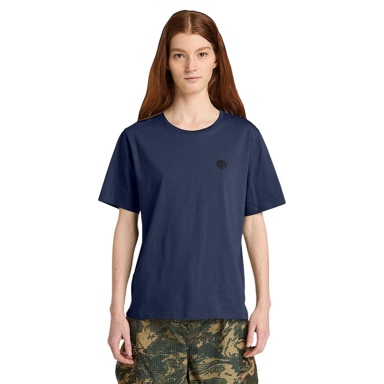 T-shirt Maniche Corte Dunstan Donna blu scuro