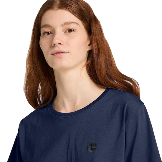 T-shirt Maniche Corte Dunstan Donna blu scuro