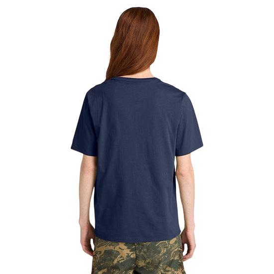 T-shirt Maniche Corte Dunstan Donna blu scuro