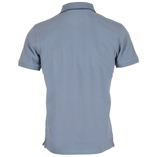 Polo Uomo Millers River Blu dal taglio dritto retro
