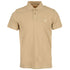 Polo regular in cotone da uomo in beige