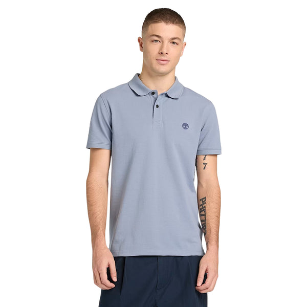 Polo Uomo azzurra MILLERS RIVER Short Sleeve 