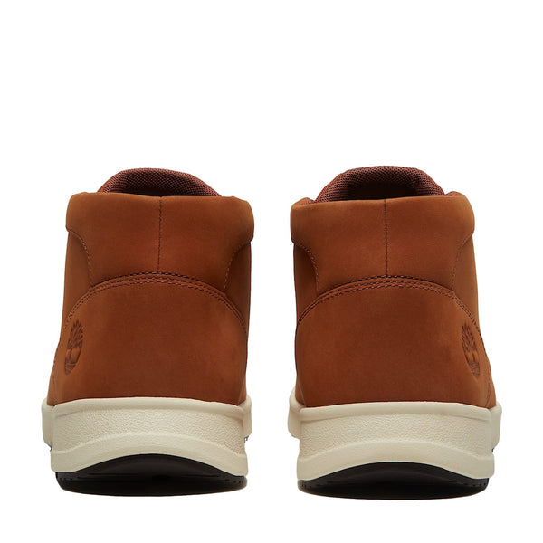 Sneakers Mid Uomo Parker Street Marrone chiaro retro