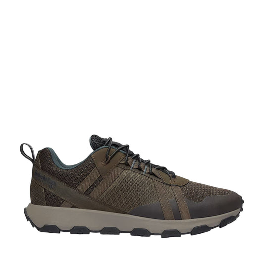 Sneakers Uomo con tomaia in ReBOTL Marrone, con logo laterale