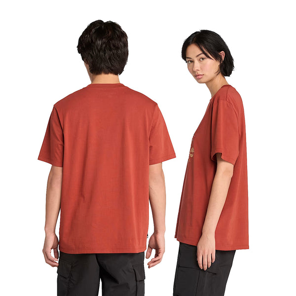 T-shirt Unisex con grafica frontale Rosso modelli