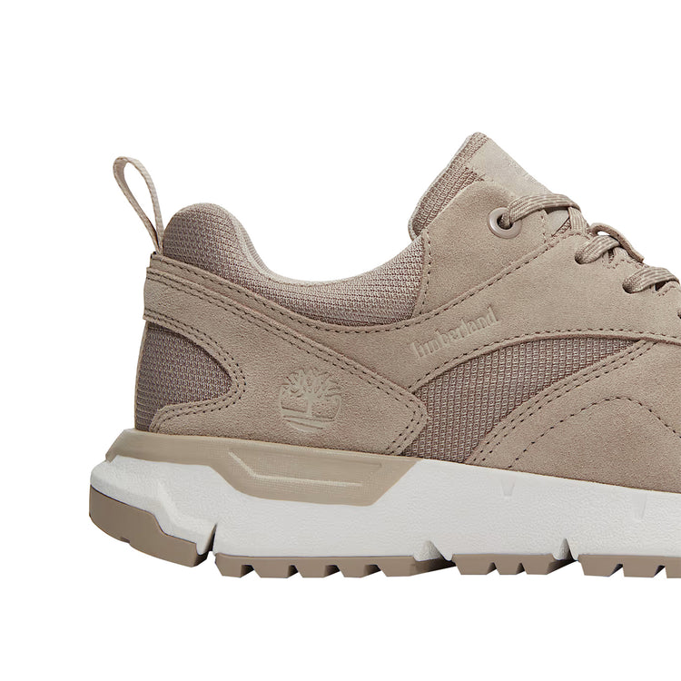 Sneakers Uomo Basse Voyager Park Beige dettaglio