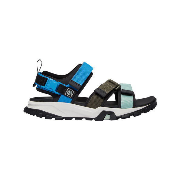Sandali Uomo Garrison Trail Nero e Blu