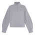 Felpa con Zip a un Quarto Lush da Donna in grigio