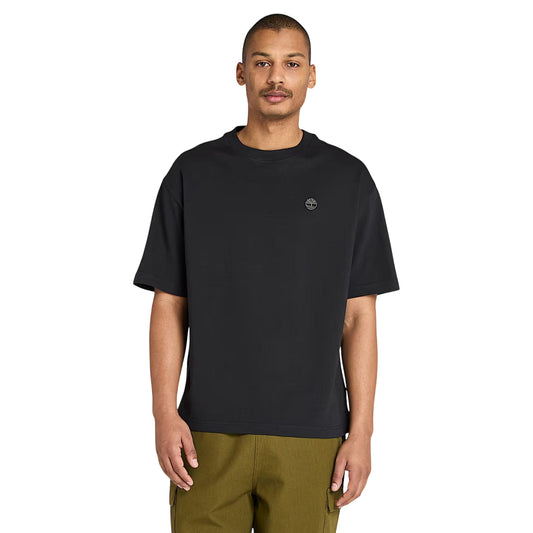 T-shirt Uomo Dunstan River Nero modello frontale