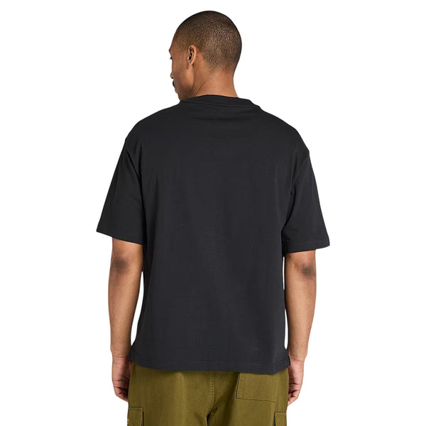 T-shirt Uomo Dunstan River Nero modello retro