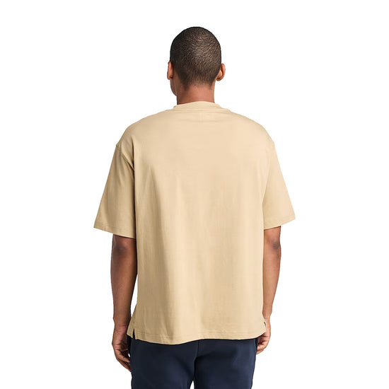 T-shirt Uomo Dunstan River Beige modello retro