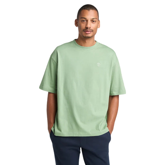 T-shirt Uomo Dunstan River Verde modello frontale