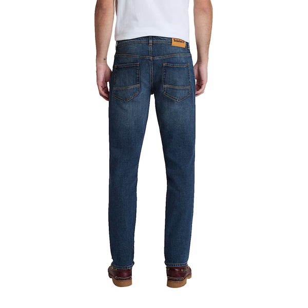 Jeans Slim fit Uomo Sandown Blu modello retro