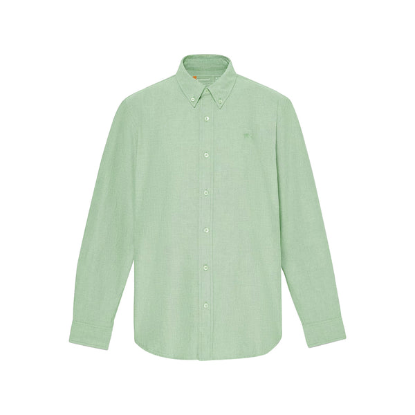 Camicia Uomo Oxford Verde