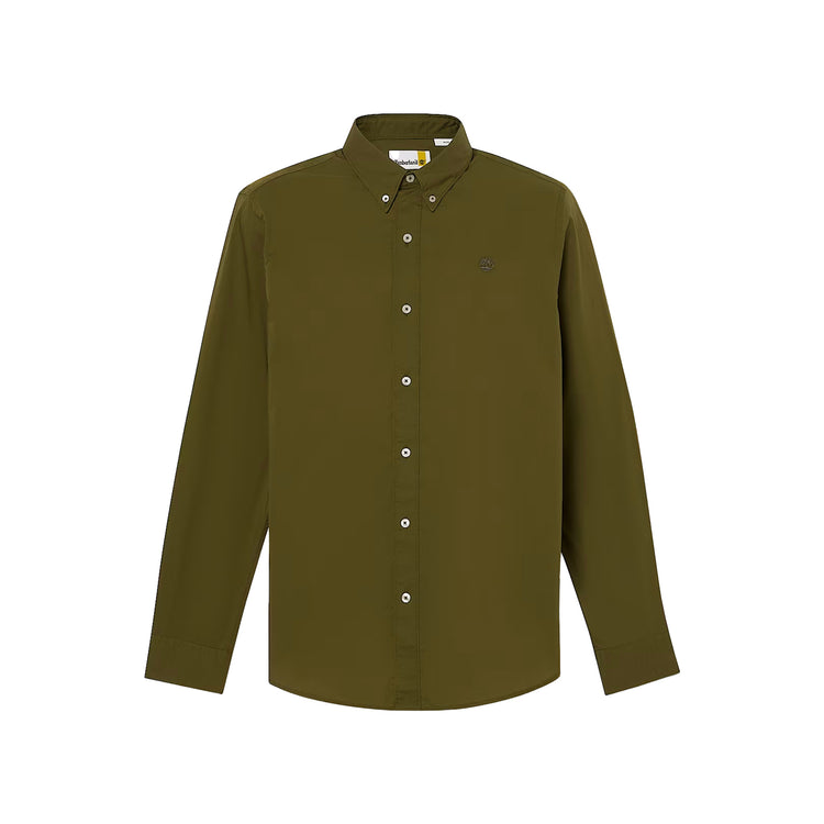 Camicia Uomo in Popeline Verde