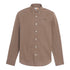 Camicia Uomo in popeline elasticizzato Marrone