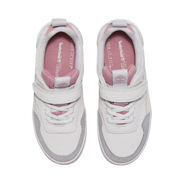 Sneakers Bambina con fodera in tessuto ReBOTL ed inserti Rosa